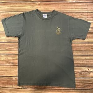 Gray Cozumel Mexico Lizard Embroidered T-shirt Size M Men’s
